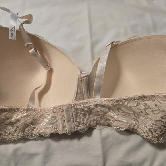 NWT French Affair Pink Lace Underwire Bra Size 40D - Picture 2 of 4